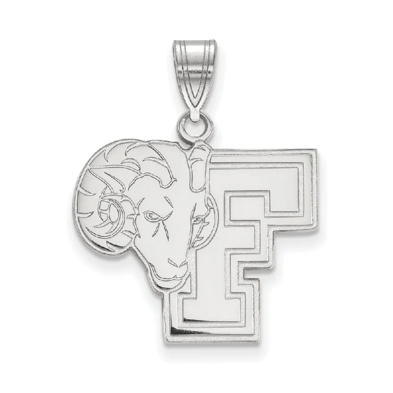 Personalized Jewelry At Special Discount Rates 10k White Gold Fordham U Large Mascot Pendant Personalized Jewelry At Special Discount Rates 10k White Gold Fordham U Large Mascot Pendant