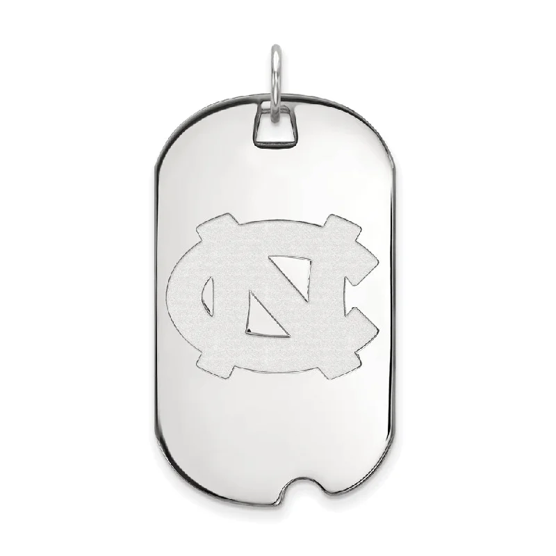 Glamorous Jewelry, Glamorous Deals – Shop Now 10k White Gold North Carolina Large Dog Tag Pendant Glamorous Jewelry, Glamorous Deals – Shop Now 10k White Gold North Carolina Large Dog Tag Pendant