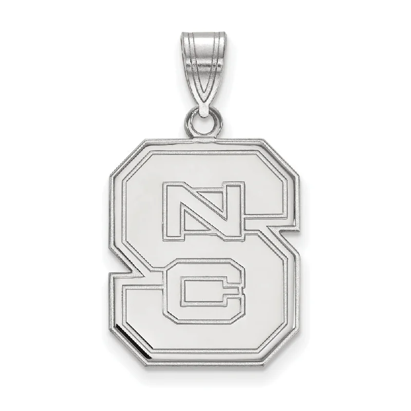 Exclusive Jewelry Offers – Sparkle For Less 10k White Gold North Carolina State Large 'NCS' Pendant Exclusive Jewelry Offers – Sparkle For Less 10k White Gold North Carolina State Large 'NCS' Pendant