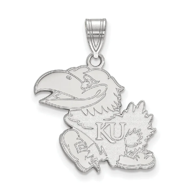 Shop Fine Jewelry With Exclusive Savings 10k White Gold U. of Kansas Large Mascot Pendant Shop Fine Jewelry With Exclusive Savings 10k White Gold U. of Kansas Large Mascot Pendant