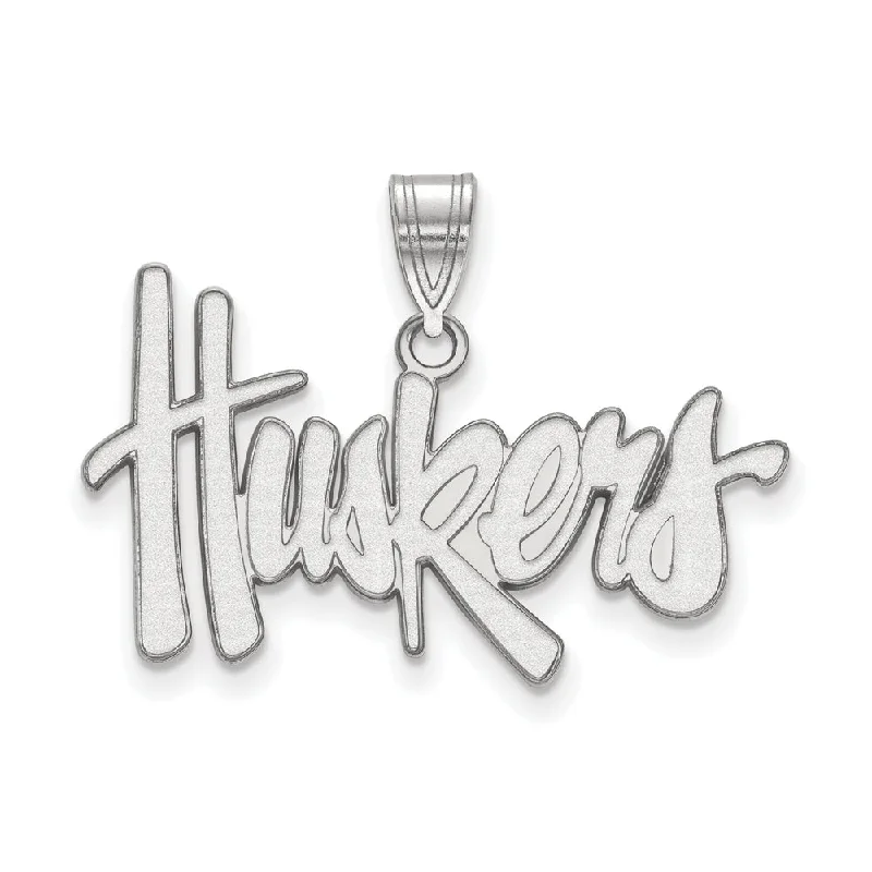 Gorgeous Jewelry, Limited-Time Savings 10k White Gold U. of Nebraska Large 'Huskers' Pendant Gorgeous Jewelry, Limited-Time Savings 10k White Gold U. of Nebraska Large 'Huskers' Pendant