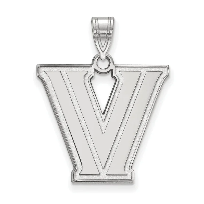 Fashion-Forward Jewelry At Incredible Prices 10k White Gold Villanova U. Large Logo Pendant Fashion-Forward Jewelry At Incredible Prices 10k White Gold Villanova U. Large Logo Pendant
