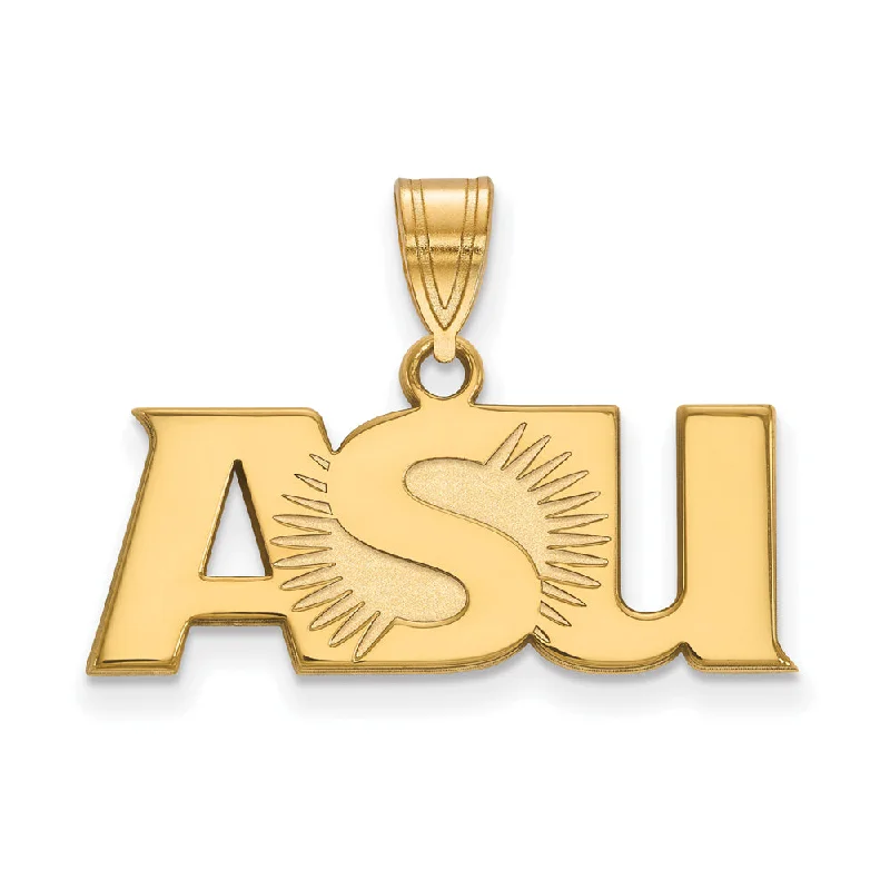 Exclusive Gemstone Jewelry Markdowns – Shop Now 14k Gold Plated Silver Arizona State Large Pendant
