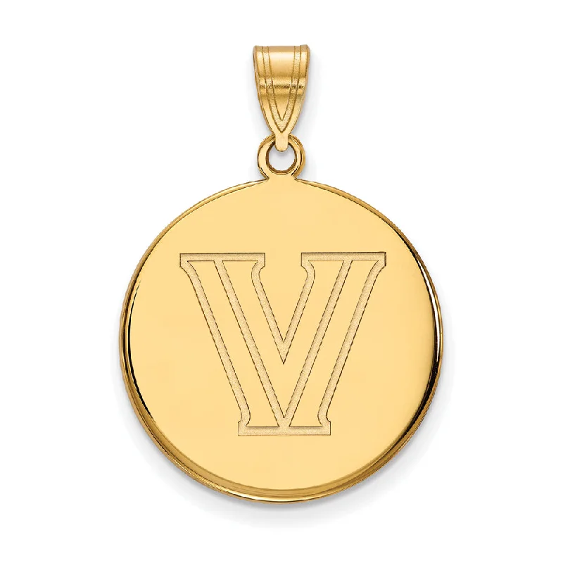 Stunning Jewelry At Even More Stunning Prices 14k Gold Plated Silver Villanova U. Large Logo Disc Pendant Stunning Jewelry At Even More Stunning Prices 14k Gold Plated Silver Villanova U. Large Logo Disc Pendant