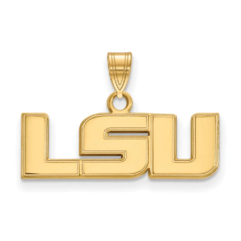 Your Dream Jewelry At Dream Prices 14k Yellow Gold Louisiana State Small 'LSU' Pendant Your Dream Jewelry At Dream Prices 14k Yellow Gold Louisiana State Small 'LSU' Pendant