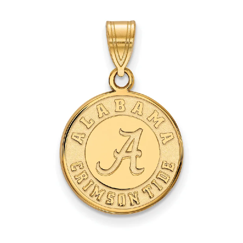 Timeless Elegance At Unbelievable Discounts 14k Yellow Gold U. of Alabama Medium Disc Pendant Timeless Elegance At Unbelievable Discounts 14k Yellow Gold U. of Alabama Medium Disc Pendant