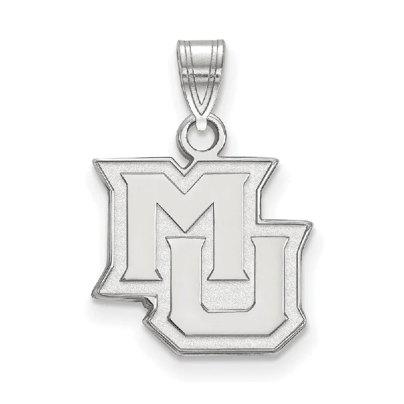Get The Best Deals On Timeless Jewelry Pieces Sterling Silver Marquette U Small 'MU' Pendant