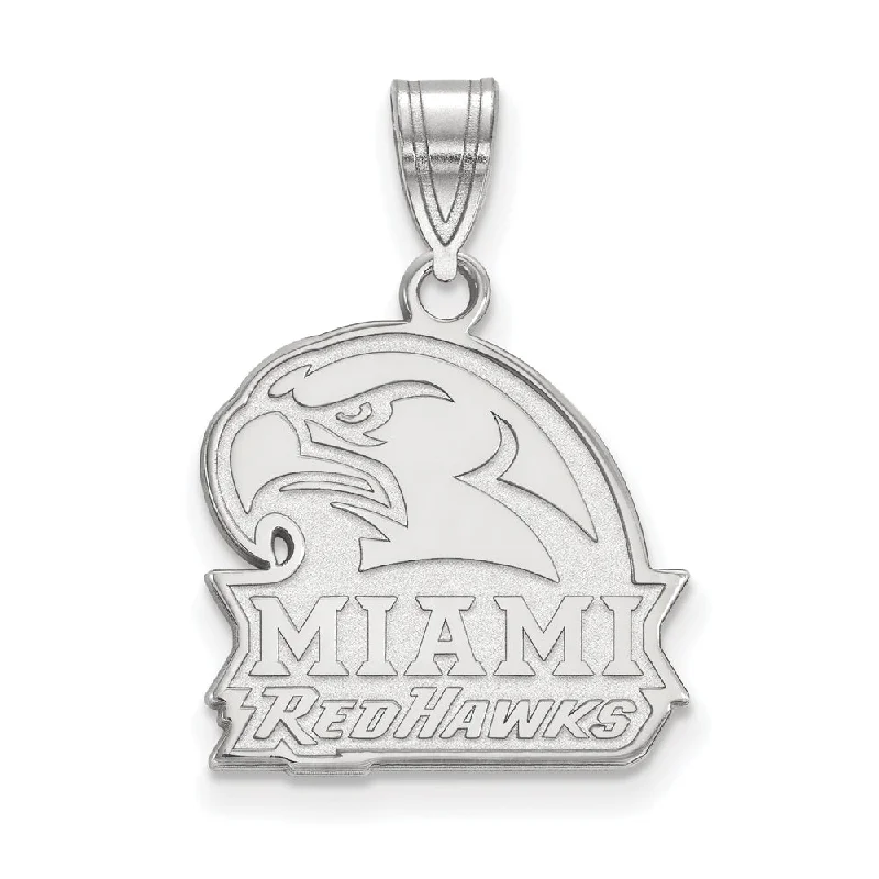 Discounted Jewelry For A Glamorous Look Sterling Silver Miami U Medium Pendant