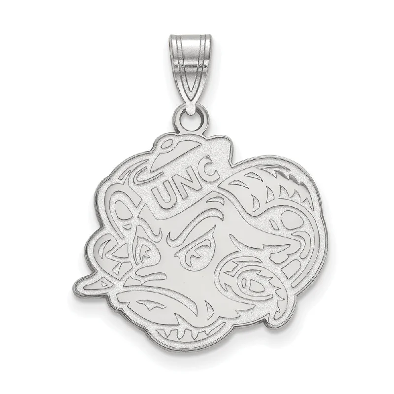 Dazzle In Elegance With Our Biggest Jewelry Sale Sterling Silver North Carolina Large Mascot Pendant