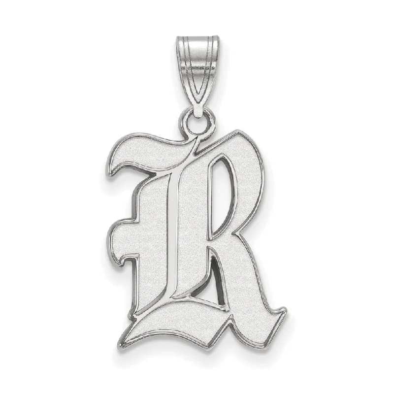 Jewelry Clearance – Final Chance To Save Big Sterling Silver Rice U. Large 'R' Pendant