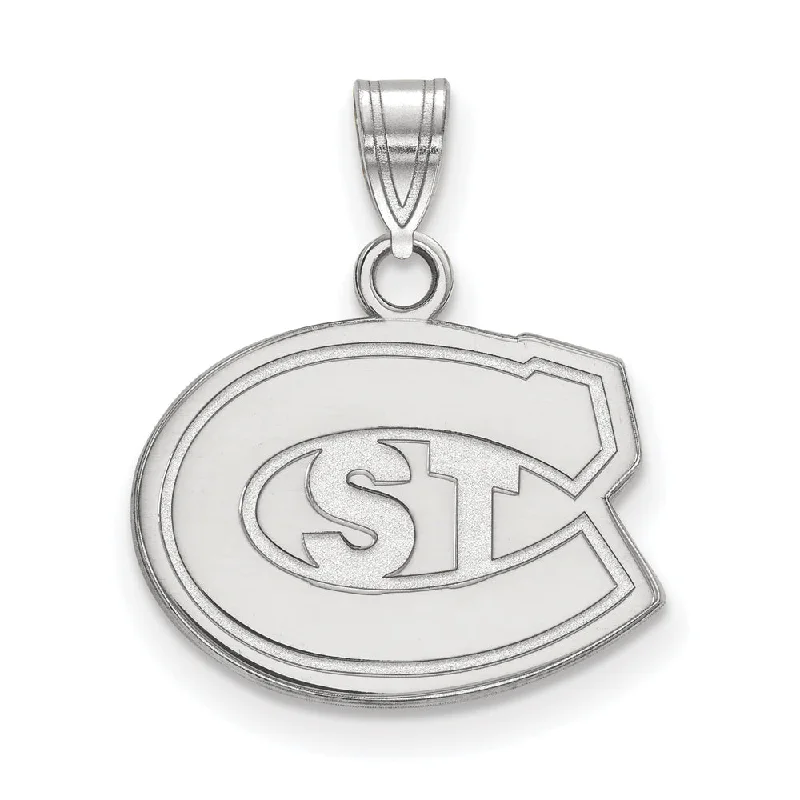 Seasonal Jewelry Sale – Upgrade Your Collection Sterling Silver St. Cloud State Small 'STC' Pendant Seasonal Jewelry Sale – Upgrade Your Collection Sterling Silver St. Cloud State Small 'STC' Pendant
