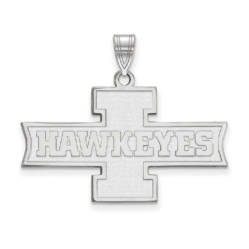 The Perfect Jewelry Piece At The Perfect Price Sterling Silver U. of Iowa Medium Pendant The Perfect Jewelry Piece At The Perfect Price Sterling Silver U. of Iowa Medium Pendant