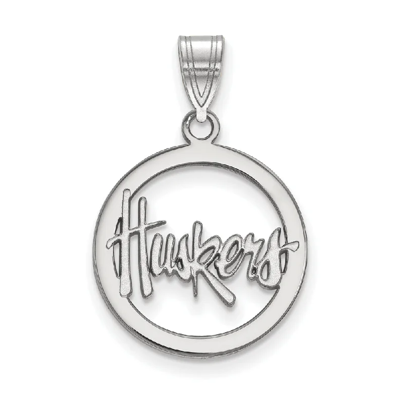 Don't Miss These Dazzling Jewelry Discounts Sterling Silver U. of Nebraska Small Circle 'Huskers' Pendant Don't Miss These Dazzling Jewelry Discounts Sterling Silver U. of Nebraska Small Circle 'Huskers' Pendant