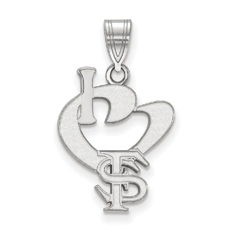 Grab Your Favorite Jewelry At The Lowest Prices Sterling Silver Florida State Large I Love FS Pendant Grab Your Favorite Jewelry At The Lowest Prices Sterling Silver Florida State Large I Love FS Pendant