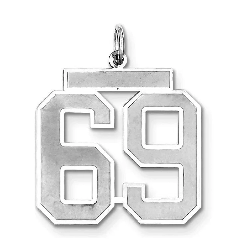 Elegant Designs, Unbeatable Discounts – Shop Jewelry Now Sterling Silver, Jersey Collection, Large Number 69 Pendant Elegant Designs, Unbeatable Discounts – Shop Jewelry Now Sterling Silver, Jersey Collection, Large Number 69 Pendant