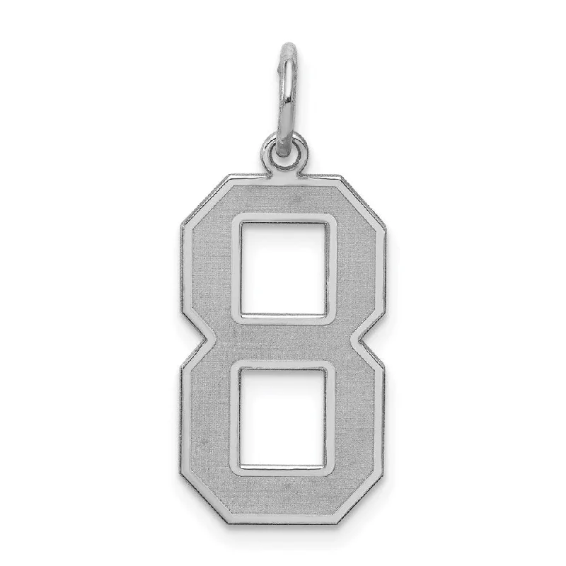 Timeless Elegance, Temporary Discounts – Act Fast Sterling Silver, Jersey Collection, Large Number 8 Pendant Timeless Elegance, Temporary Discounts – Act Fast Sterling Silver, Jersey Collection, Large Number 8 Pendant