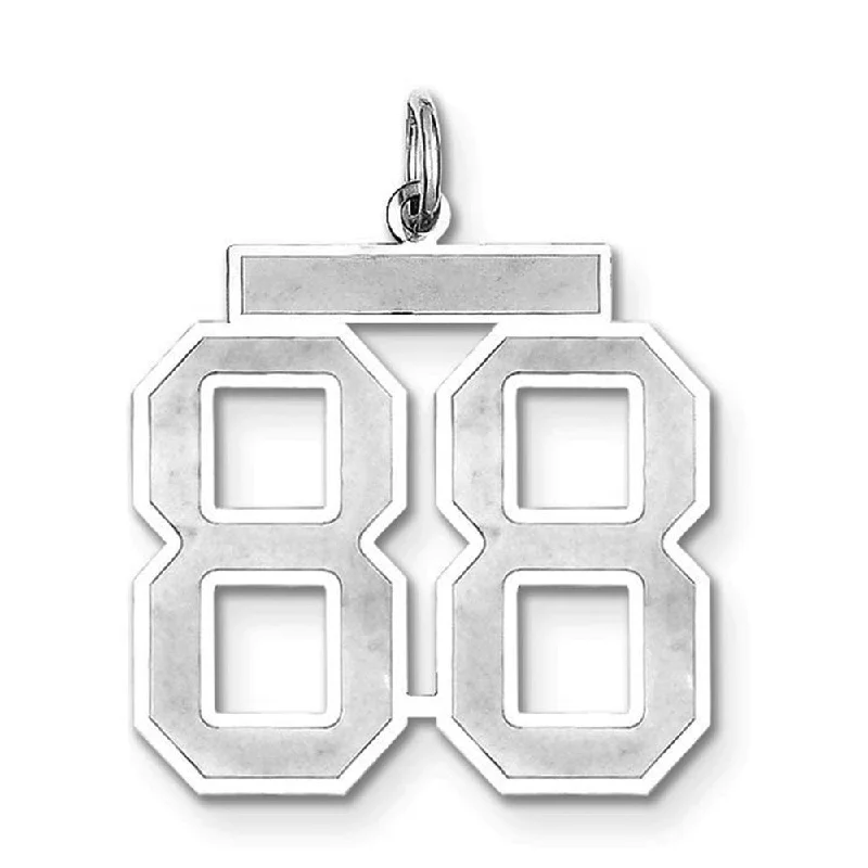 Shine In Style – Shop Jewelry Discounts Today Sterling Silver, Jersey Collection, Large Number 88 Pendant Shine In Style – Shop Jewelry Discounts Today Sterling Silver, Jersey Collection, Large Number 88 Pendant
