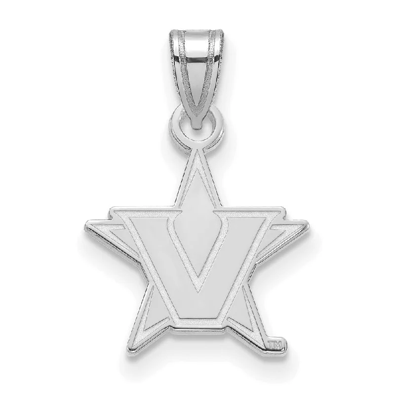 Premium Jewelry, Premium Discounts – Act Fast Sterling Silver Vanderbilt U. Small Pendant