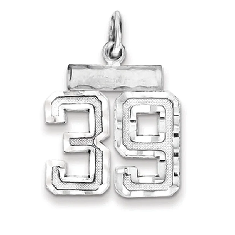 Affordable Glamour – Premium Jewelry At Special Prices Sterling Silver, Varsity Collection, Small D/C Pendant, Number 38 Affordable Glamour – Premium Jewelry At Special Prices Sterling Silver, Varsity Collection, Small D/C Pendant, Number 38
